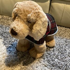 Eddie Bauer Retriever Dog with Goose Down Plaid Coat 2007
